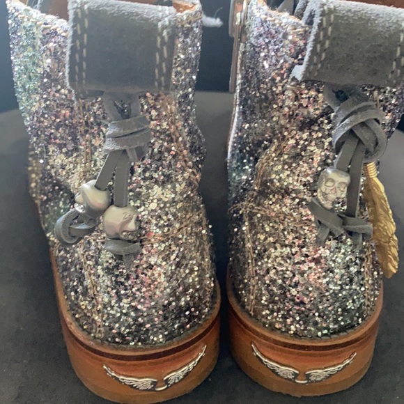 Zadig & Voltaire glitter booties - Picture 4 of 8